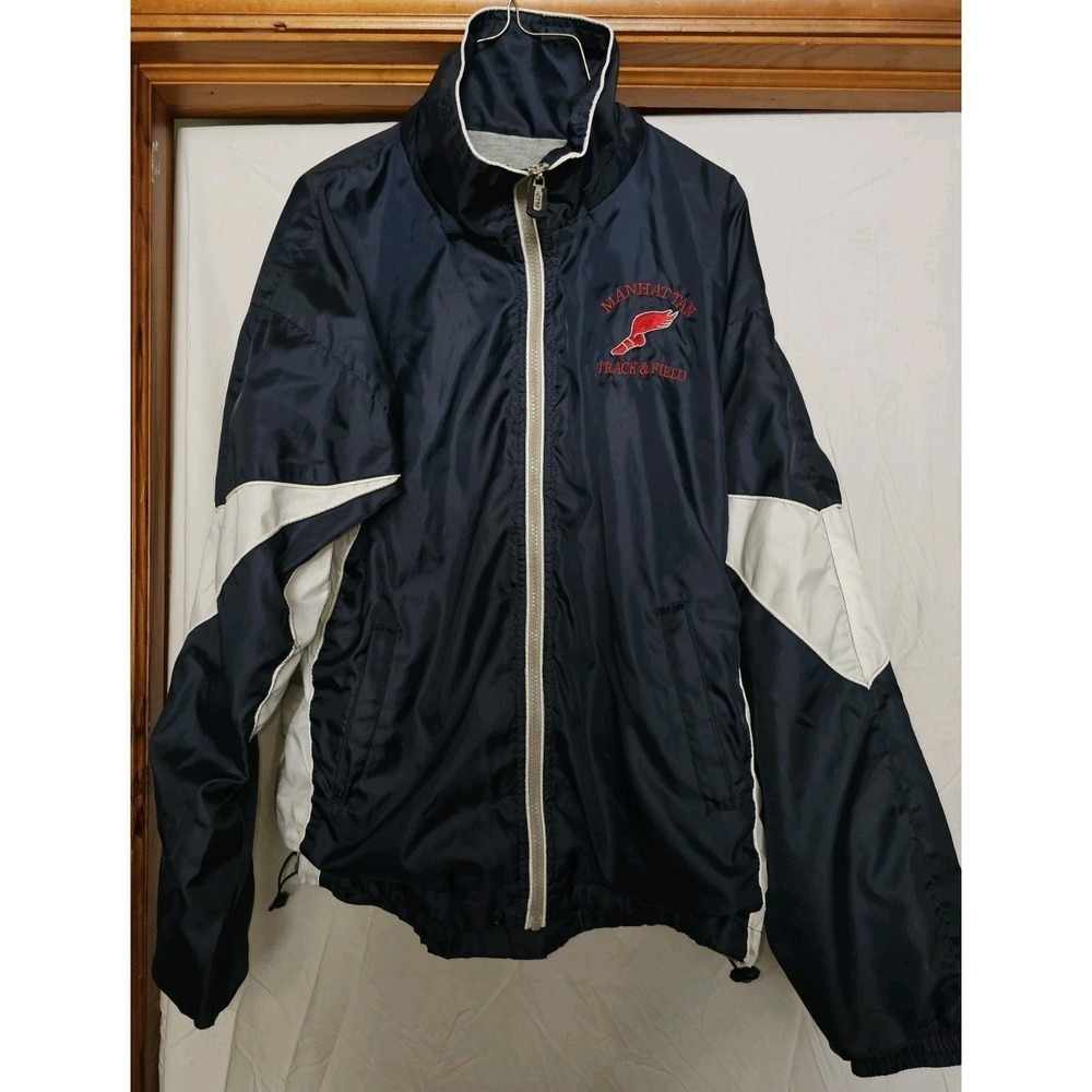 GTM‎ sportswear Full Zip Windbreaker Manhattan Track & Field Size SM